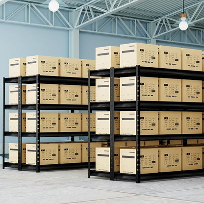 The Atlas 77” Ultra Wide 4-Tier Metal Garage Shelving 10, 000 lbs Capacity - Image 8
