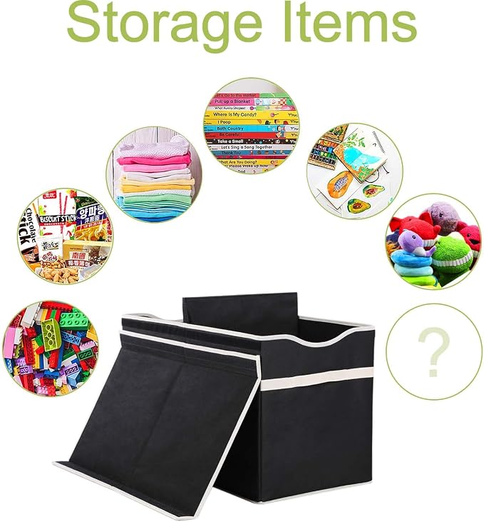 YOLOXO Toy Box Chest, Collapsible Sturdy Storage Bins - Image 6