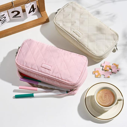 Sooez Large Pencil Case Pouch, Extra Big Pencil Bag - Image 6