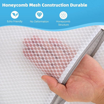 Honeycomb Mesh Laundry Bags for Delicates - Image 2