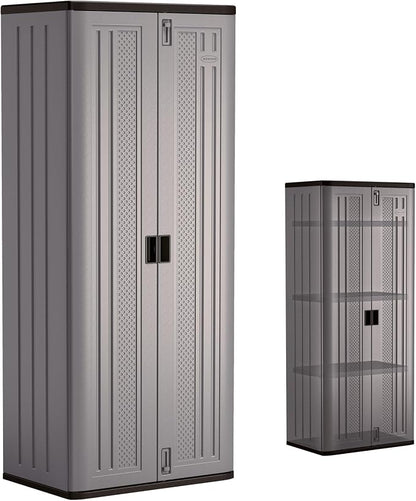Suncast Tall Storage Cabinet for Garage Organization by Unknown