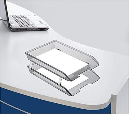 Acrimet Facility 2 Tier Letter Tray, Front Load, Letter Size/A4, Desktop File - Image 3