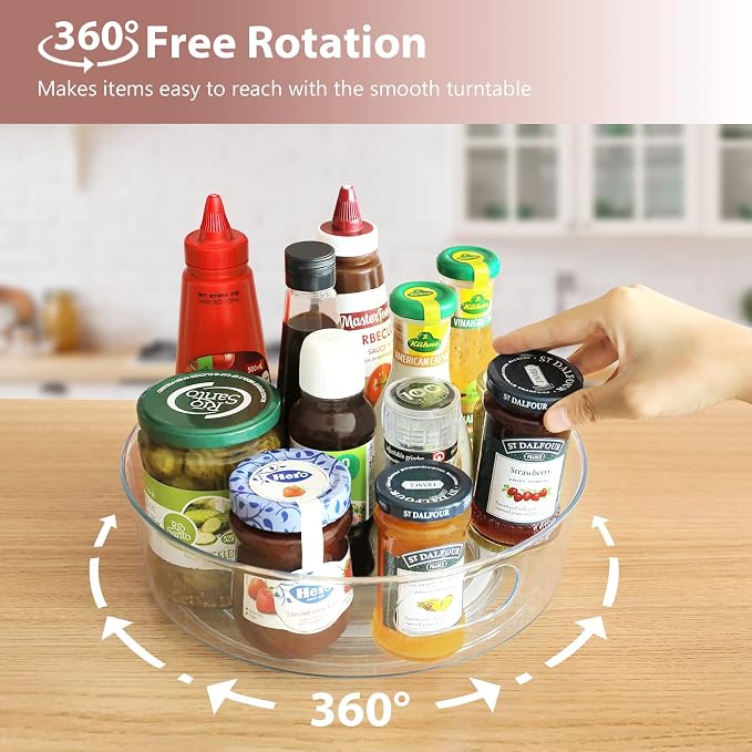 GUZON 6 Pack Lazy Susan Organizer - Image 2