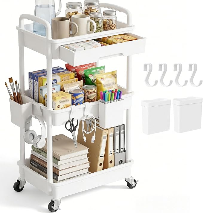 3 Tier Rolling Utility Cart by LLMRR