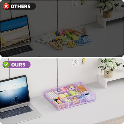 Marbrasse Expandable Desk Drawer Organizer, Mesh Drawer Organizer Tray - Image 8