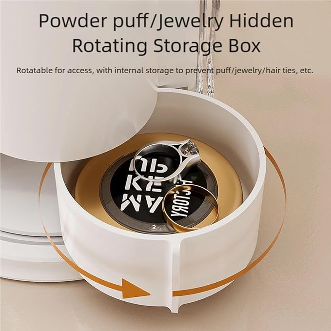 Rotating Transparent Cosmetic Carousel - Image 8