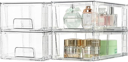 Vtopmart 10 Pack Stackable Storage Drawers, Easily Assemble Containers - Image 8
