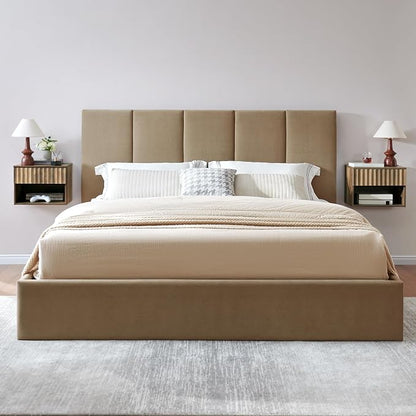Floating Nightstand with Fluted Drawer - Image 9