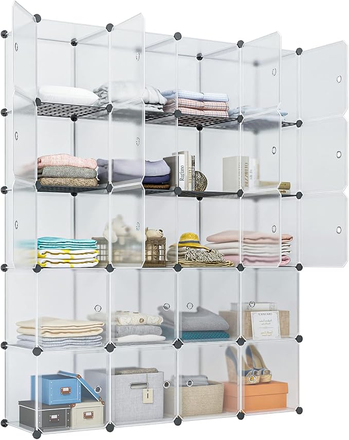 Aeitc Portable Storage Cubes-14 x14 Cube Wire Cube Storage Organizer Clothes by Unknown