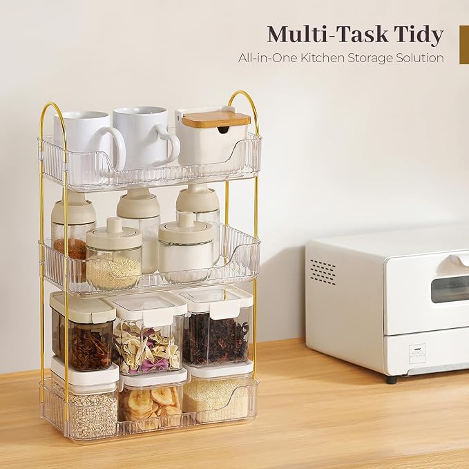 Aveniee Bathroom Counter Organizer, 3 Tier Perfume Skin Care Countertop Storage - Image 8