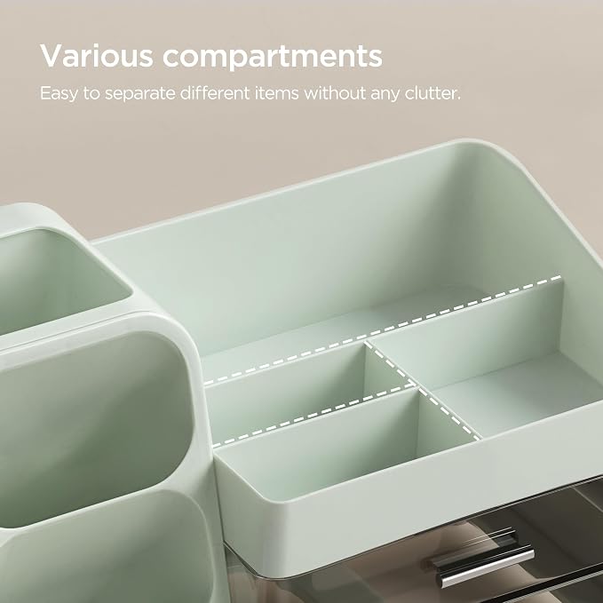 HBlife Makeup Organizer with Brush Holder - Image 5