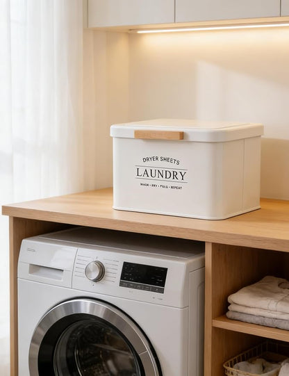 Dryer Sheet Holder with Hinged Lid - Image 4