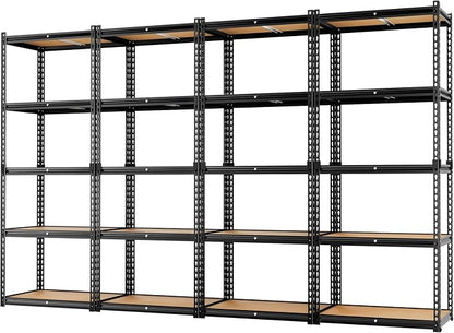 LEVELEVE 5-Tier Heavy Duty Storage Shelving Unit, 2020 lbs Capacity, Adjustable by Enjoyyourlife