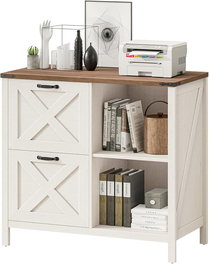 Halitaa 3 Drawers Farmhouse File Cabinet by Halitaa