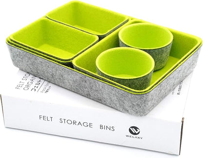 Welaxy Drawer organizer bin felt trays desk storage dividers - Image 3