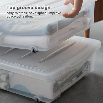 Citylife 57 QT Plastic Storage Bins - Image 5