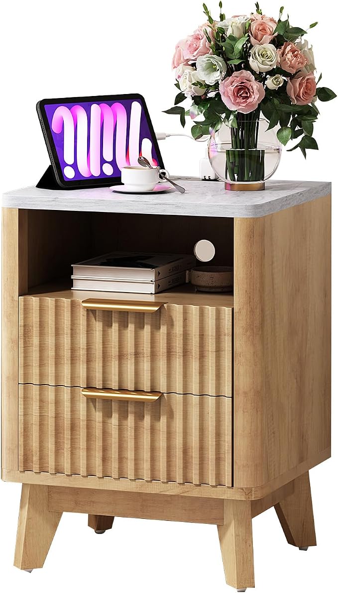 AMERLIFE Fluted Nightstand - Image 8