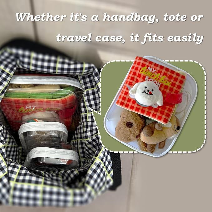 Clear Hard Zipper Case for Storage, Durable Clear Zipper Pouches, Hard Plastic - Image 5