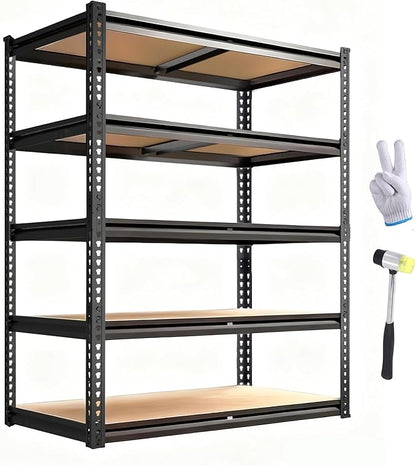 Garage Storage Shelves 72'', Ajustable Garage Shelving Units, Storage Shelves by Unknown