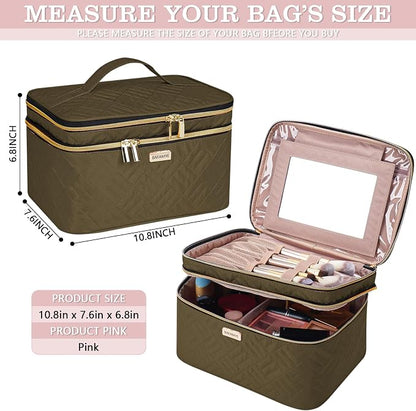 8.8L Double Layer Travel Makeup Bag - Image 2