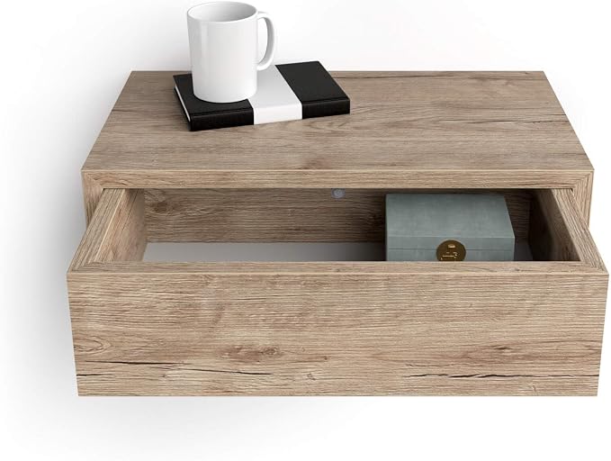 Mobili Fiver, Riccardo Floating nightstand, Made in Italy - Image 5