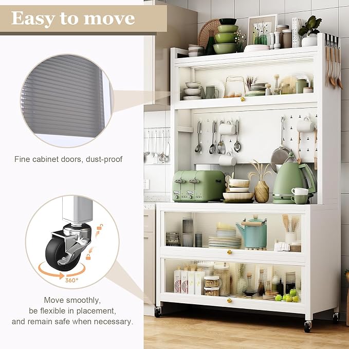 Mobile Kitchen Storage Cart - Image 4