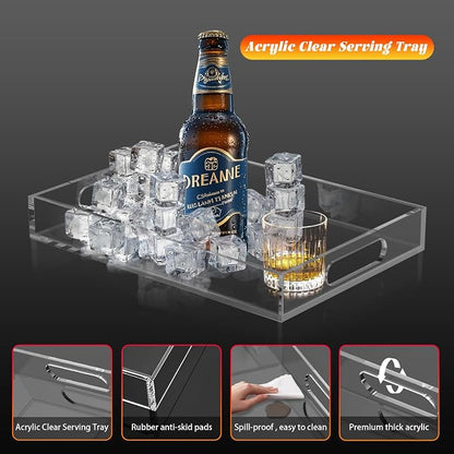 Acrylic Organizer Tray with Handle - Image 6