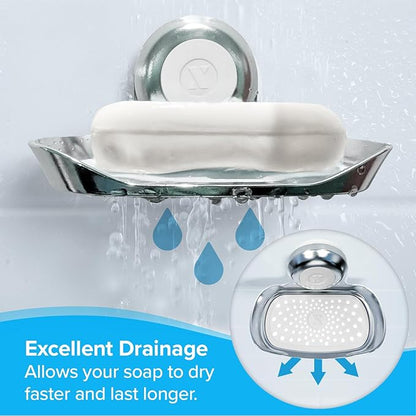 SlipX Solutions Strong Hold Soap Saver, Suction Cup Soap Holder - Image 4