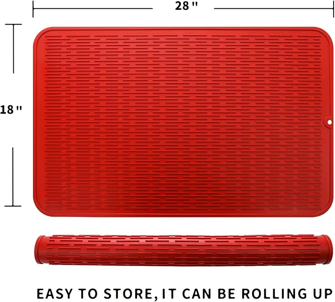 Silicone Dish Drying Mat for Multiple Usage, Easy clean, Eco-friendly, - Image 2