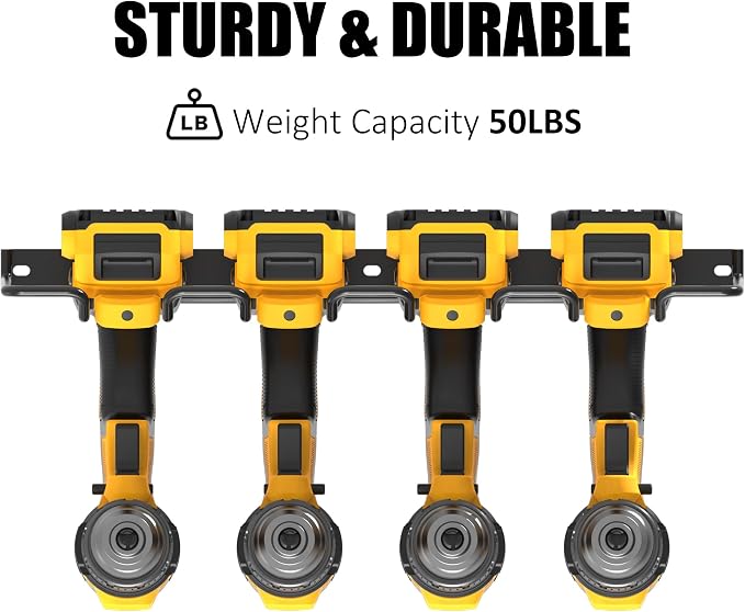 UNITEDPOWER Wall Mounted Power Tool Organizer Holder, Heavy Duty Utility - Image 3