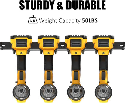 UNITEDPOWER Wall Mounted Power Tool Organizer Holder, Heavy Duty Utility - Image 3