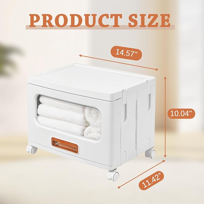 VECELO Plastic Storage Cabinet - Image 3