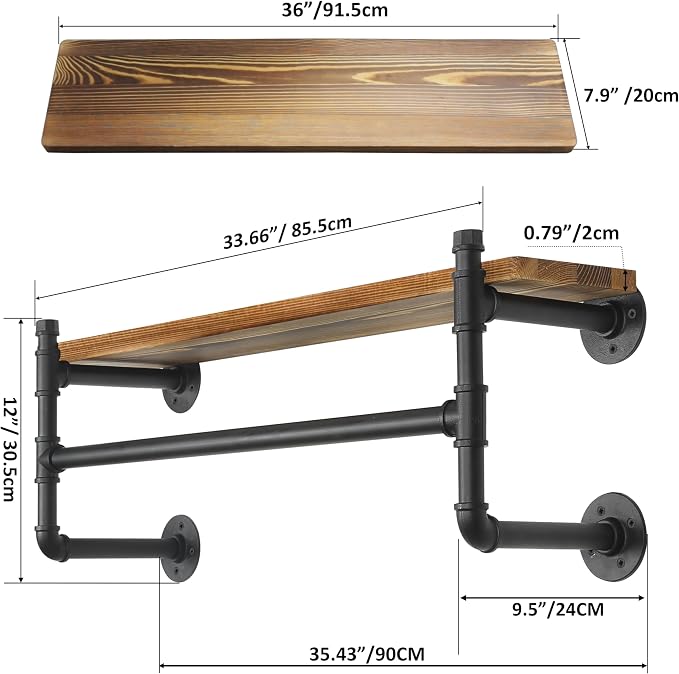 WEBI Wall Mounted Clothes Rack - Image 3