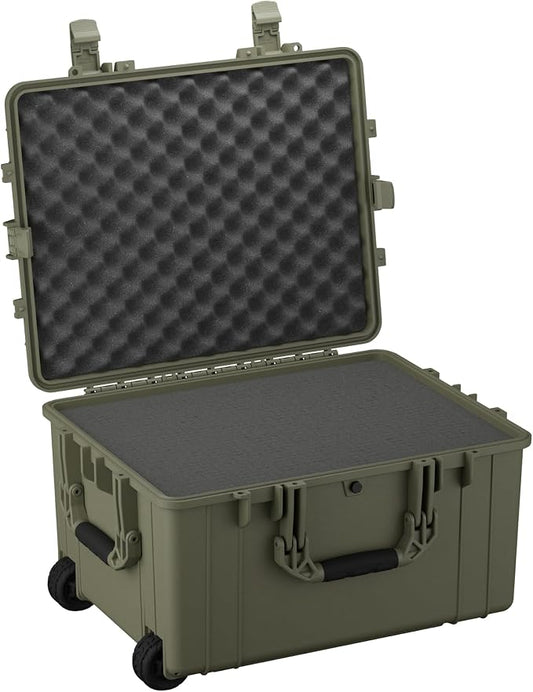 Condition 1 25" Large Rolling Hard Travel Case Model 286, Lockable Storage Box by Condition1