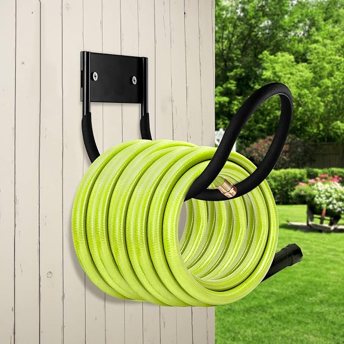 Hose Hanger, Heavy Duty Metal Hose Holder Wall Mount, Hook - Image 3