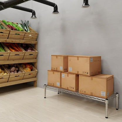 14" Deep x 42" Wide x 8" Height 1-Tier Wire Shelving Kit | NSF Commercial - Image 6