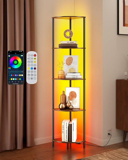SUNMORY 5 Tier Corner Shelf by SUNMORY