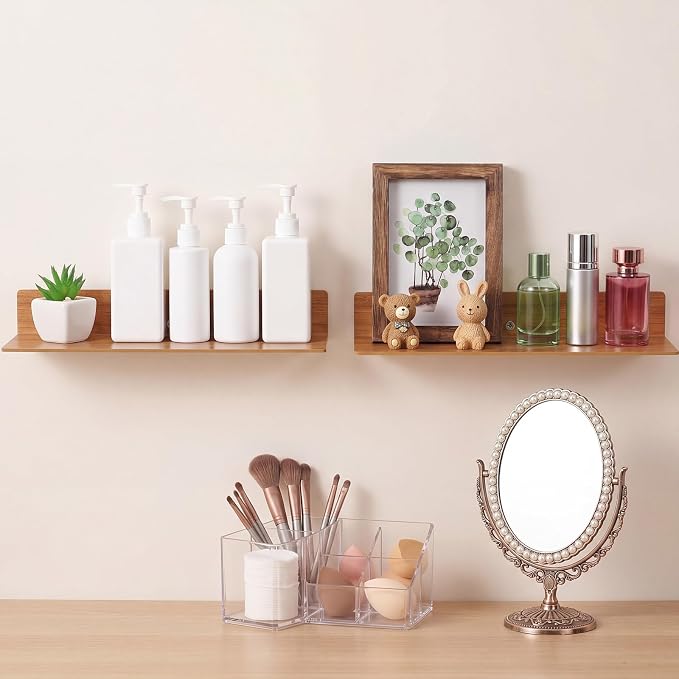 Blulu 8 Pcs Acrylic Floating Shelves - Image 6