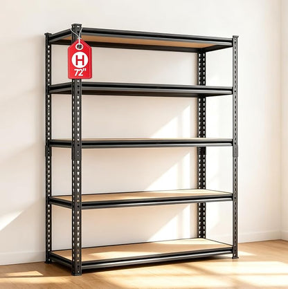 71.9''H Garage Shelving 3000lbs Garage Storage Shelves, Adjustable Heavy Duty by MetalStorageCabinet