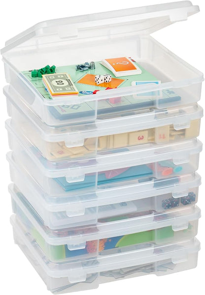 IRIS USA Board Game Storage |Made in USA| Thick Craft Case by IRISUSA