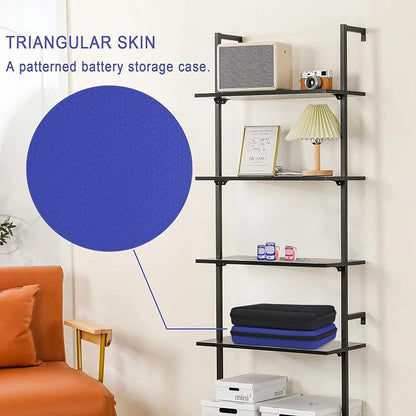 Battery Organizer Storage Case for AA AAA C D 9V, for 7 Batteries Variety Pack - Image 2