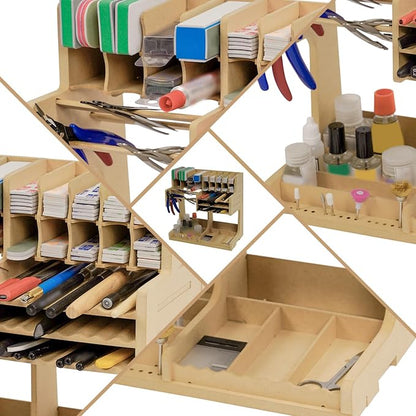 Wooden Model Kit Organizer Rack - Image 2