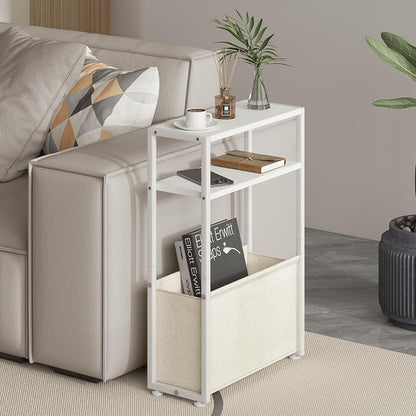 Narrow Side Table, Slim End Tables - Image 3