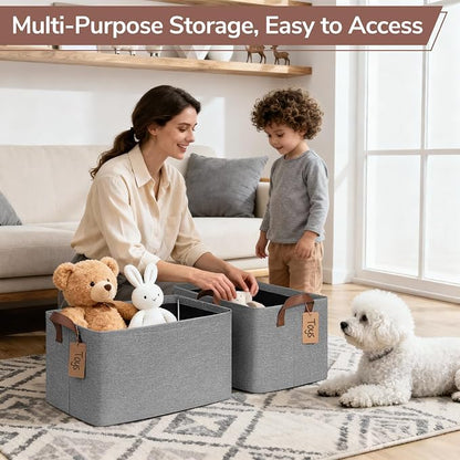 CHICVITA 4 Pack Large Storage Baskets - Image 4