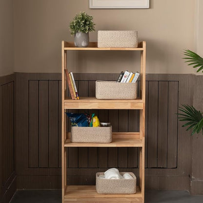 4 Pack Small Storage Shelf Baskets - Image 2