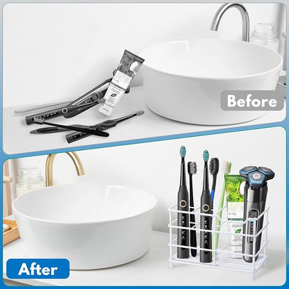 Urbanstrive 304 Stainless Steel Bathroom Toothbrush Holder Toothpaste Holder - Image 4
