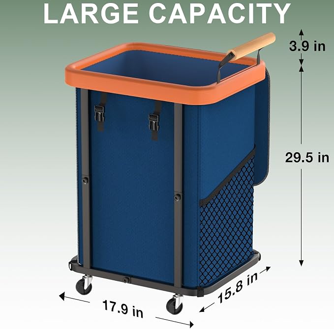 150L Extra Large Fashion Laundry Basket - Image 6