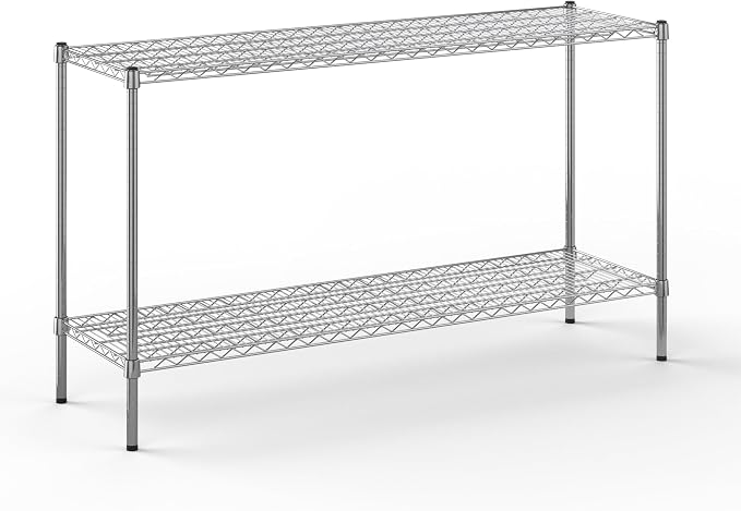 18" Deep x 60" Wide x 34" Height Wire Shelving Kit | 2-Tier | NSF Commercial by Regal+Altair