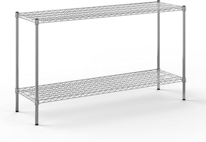 18" Deep x 60" Wide x 34" Height Wire Shelving Kit | 2-Tier | NSF Commercial by Regal+Altair