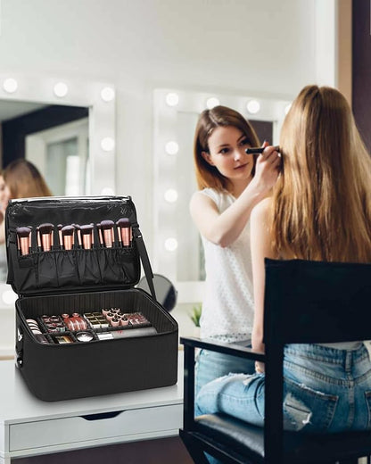 Relavel Makeup Bag Large Makeup Case Professional Cosmetic Storage Organizer - Image 8